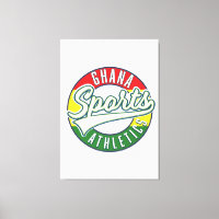 Ghana Sports Athletics retro logo