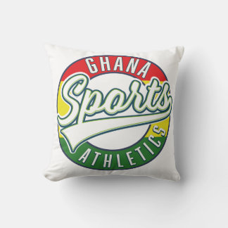 Ghana Sports Athletics retro logo Cushion