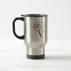 Ghana Under A Magnifying Glass Travel Mug