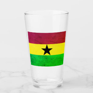 Ghana (West Africa) Flag Glass