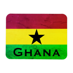 Ghana (West Africa) Flag Magnet