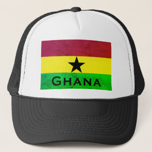 Ghana (West Africa) Flag Trucker Hat