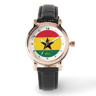Ghanaian Flag & Ghana trendy fashion /design watch