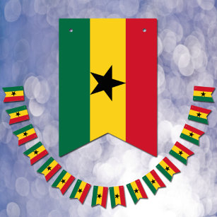 Ghanaian Flag & Party Ghana Banners / Weddings