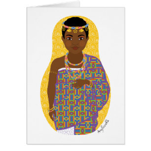 Ghanaian Matryoshka Card