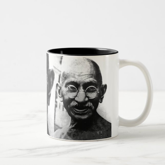 GHANDI, GHANDI Two-Tone COFFEE MUG (Right)