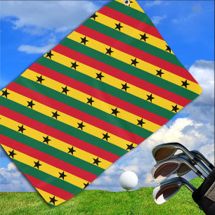 Ghanian Flag & Ghana travel, holiday /sport fans Golf Towel