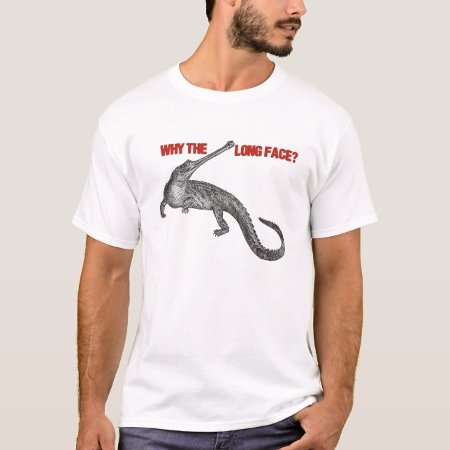 Gharial Humour T-Shirt (Front)