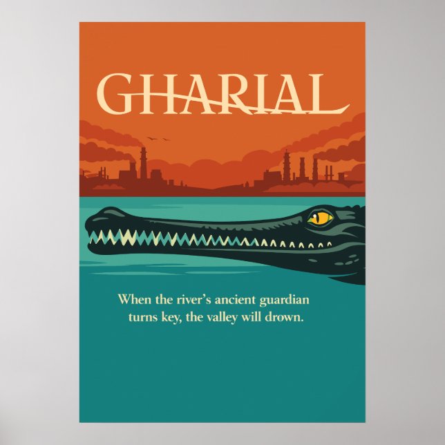 Gharial River Guardian Mythic Poster (Front)