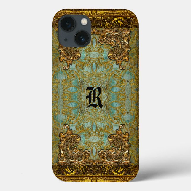 Ghastline Baroque Monogram Case-Mate iPhone Case (Back)
