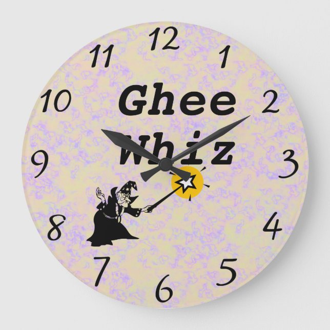 Ghee Whiz Wall Clock (Front)