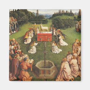 Ghent Altarpiece By Van Eyck Brothers Magnet