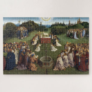 Ghent Altarpiece(detail), Van Eyck Brothers Jigsaw Puzzle