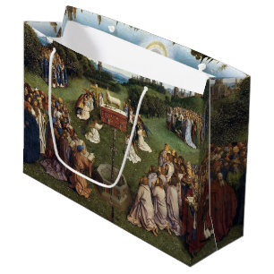 Ghent Altarpiece(detail), Van Eyck Brothers Large Gift Bag