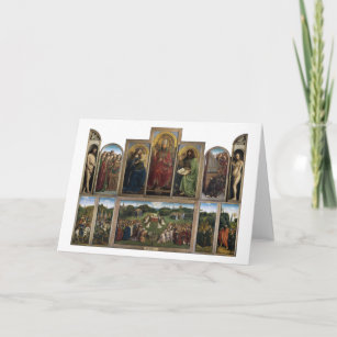 Ghent Altarpiece, Van Eyck Brothers Card