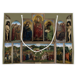Ghent Altarpiece, Van Eyck Brothers Large Gift Bag