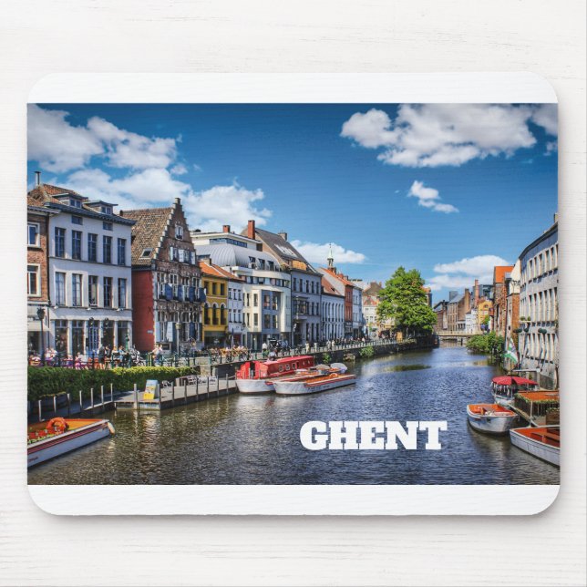 Ghent - Belgium Mouse Mat (Front)