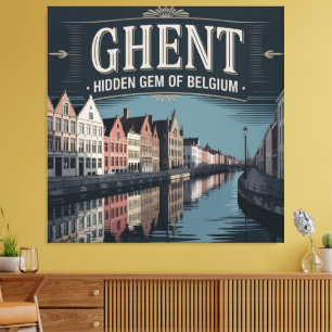 Ghent – Hidden Gem of Belgium Canvas Print