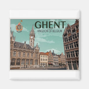 Ghent - Korenmarkt Magnet