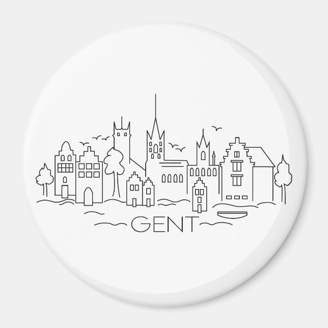 Ghent magnet (Front)