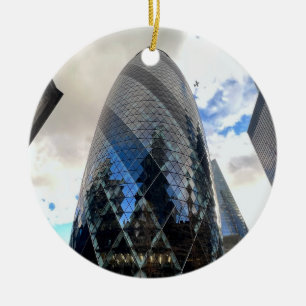 Gherkin Ceramic Tree Decoration