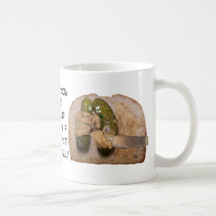 Gherkin Comic Peanut Butter on Pickles Mug