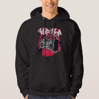 Ghetto Blaster 80's 90's Party Hip Hip Rap R&b Vin Hoodie