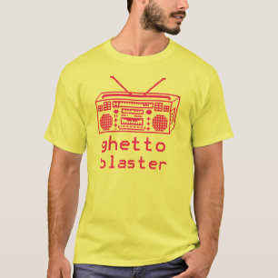ghetto blaster 8bit t-shirt