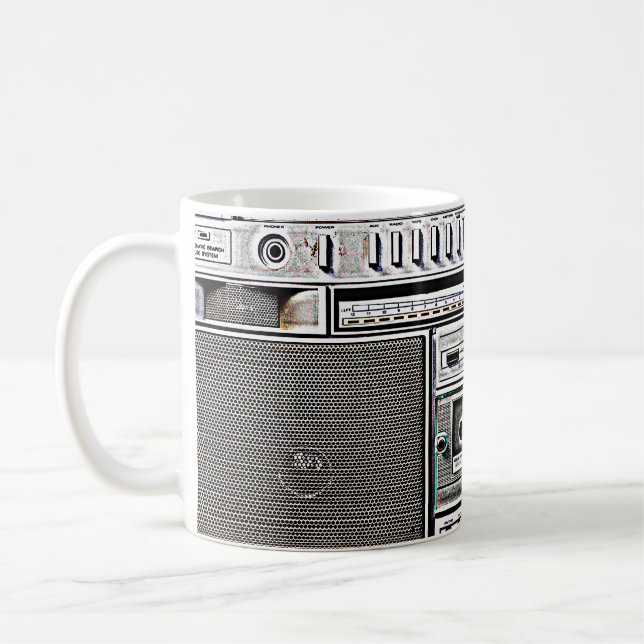 GHETTO BLASTER COFFEE MUG (Left)