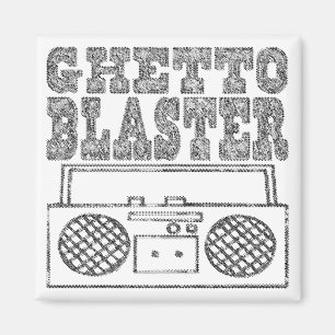 Ghetto Blaster-Magnet Magnet