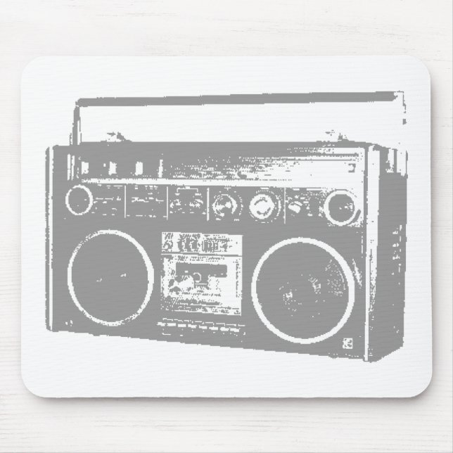 Ghetto Blaster Mouse Mat (Front)