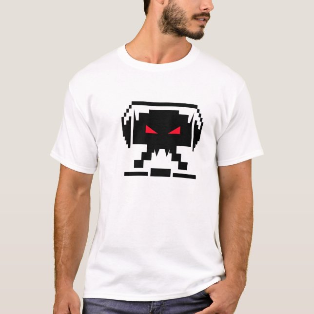 Ghetto Electro DJ Vampire Invader T-Shirt (Front)