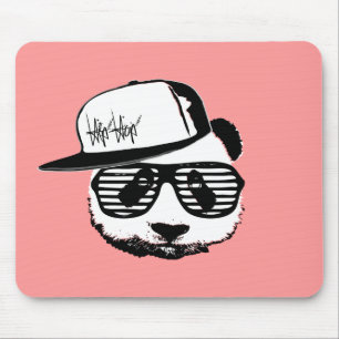 Ghetto panda mouse mat