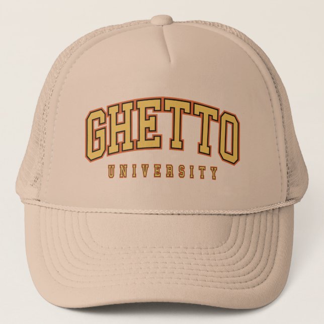 Ghetto University Tan Hat (Front)