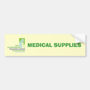 GHHF Logo, MEDICAL SUPPLIES Bumper Sticker