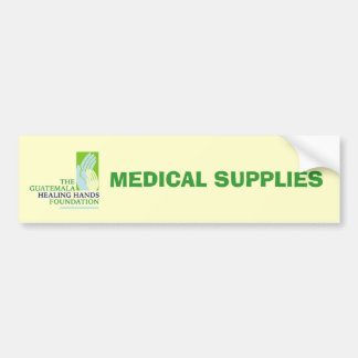 GHHF Logo, MEDICAL SUPPLIES Bumper Sticker