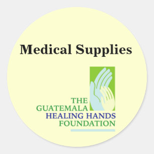 GHHF Logo, Medical Supplies Classic Round Sticker