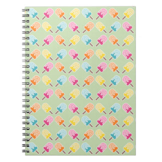 Ghiacciolo notebook - Colorful Popsicle Pattern