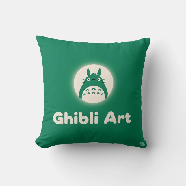 Ghibli Art: Crafting Wonder Cushion (Front)