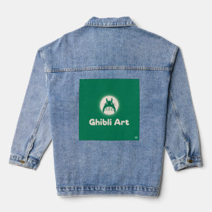 Ghibli Art: Crafting Wonder Denim Jacket