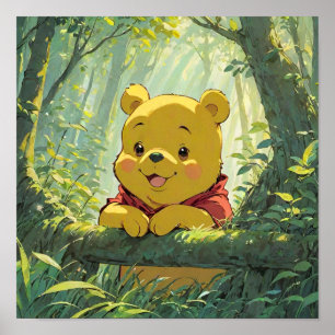 Ghibli Winnie the Pooh 1 Poster