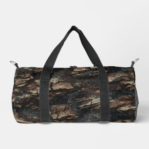 Ghillie Suit Rocky Terrain Pattern Duffle Bag