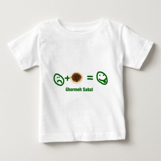 Ghormeh Sabzi Baby T-Shirt (Front)