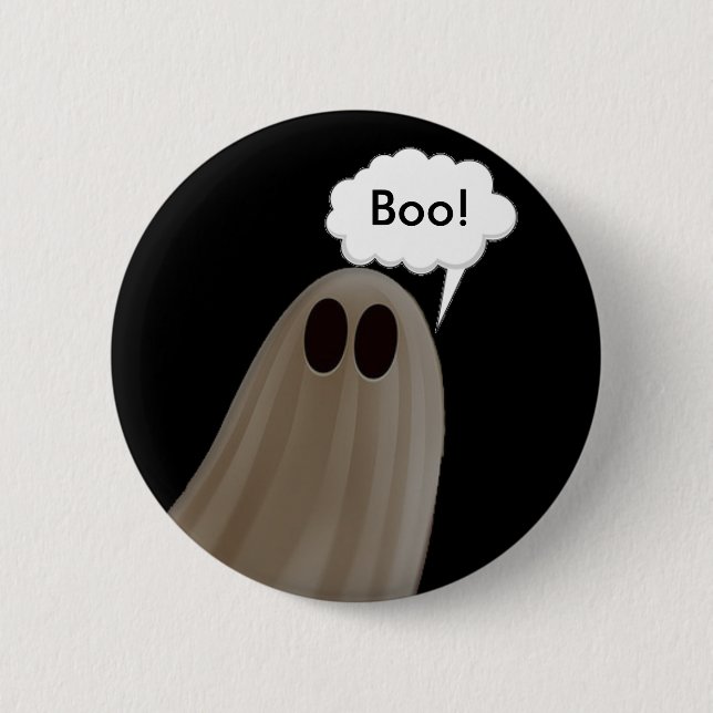 Ghost 6 Cm Round Badge (Front)