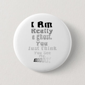 ghost 6 cm round badge