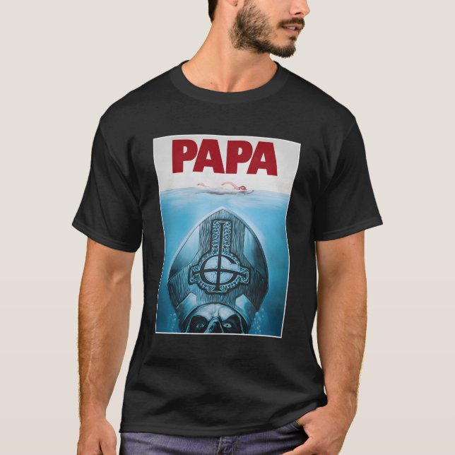 Ghost Â€“ Papa Poster T-Shirt (Front)