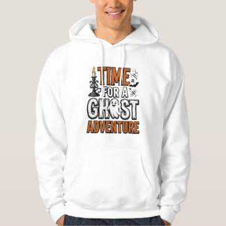 Ghost Adventure Halloween Vintage Typography Desig Hoodie