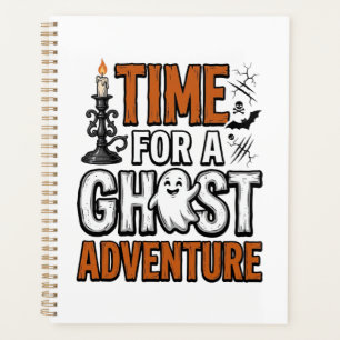 Ghost Adventure Halloween Vintage Typography Desig Planner