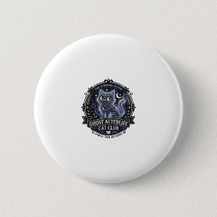 Ghost Afterlife Cat Cat Dad Gift Idea - Ghost Afte 6 Cm Round Badge