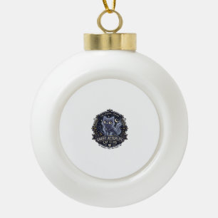 Ghost Afterlife Cat Cat Dad Gift Idea - Ghost Afte Ceramic Ball Christmas Ornament